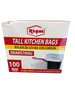 (D56713) "Ri-Pac" Drawstring Jumbo Pack,  Tall Kitchen Bags 13 GAL/100CT