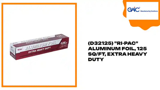 (D32125) "Ri-Pac" Aluminum Foil, 125 SQ/FT, Extra Heavy Duty by@Outfy