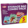 4 Boxes of Portable Storage Bag Combo Pack, 2 Large, 2 XL, 1 XXL, 5PC/BOX - GAIC
