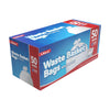 (D56208)"LA Value" Waste Basket Bags W/ Twist Ties, 8GAL, 50Bags/ Box