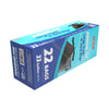 (D56233) "LA Value" Large Trash & Yard Bags W/ Twist Ties, 33GAL, 22Bags/ Box