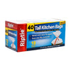 4 cajas de bolsas de basura Riptie Value Pack, 13 galones, 40 unidades