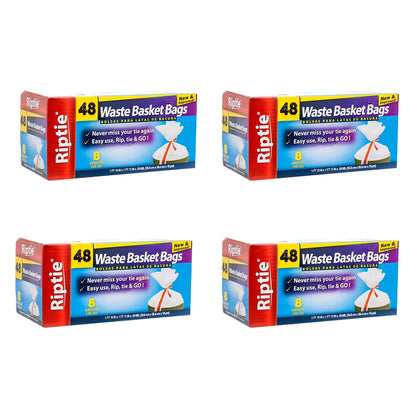 (D55908NEW) "Riptie" Value Pack 8GL/48CT. Tall Kitchen, White