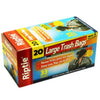 4 Boxes of Value Pack Riptie Garbage Bags, 33 Gallon, 20 Count - GAIC