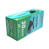 (D56226) "LA Value"  Trash Bags W/ Twist Ties, 26GAL, 30Bags/ Box