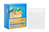 1000 Count Ri-Pac Fold Top Sandwich Bags, Food Storage Bags for Kids Lunch, Sandwich, Snacks with Fold & Close Top - GAIC
