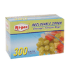 Heavy Duty Zipper Recloseable Bags – Quart, 300 Count - GAIC