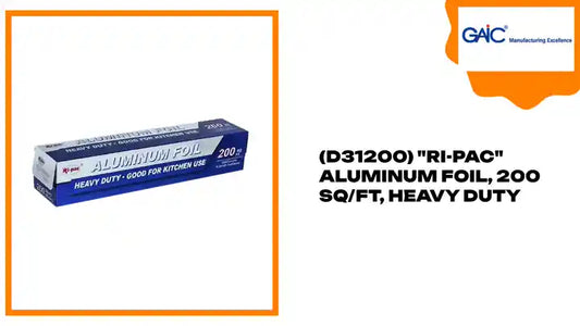 (D31200) &quot;Ri-Pac&quot; Aluminum Foil, 200 SQ/FT, Heavy Duty by@Outfy