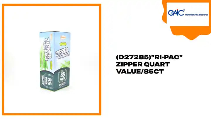 (D27285)&quot;Ri-pac&quot; Zipper Quart Value/85ct by@Outfy