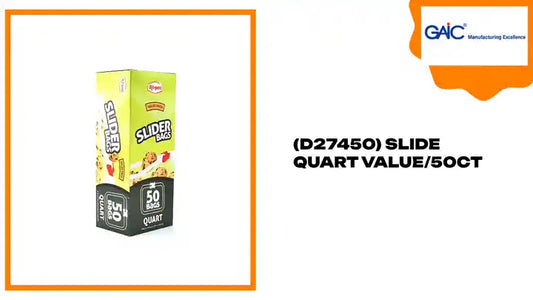 (D27450) Slide Quart Value/50ct by@Outfy