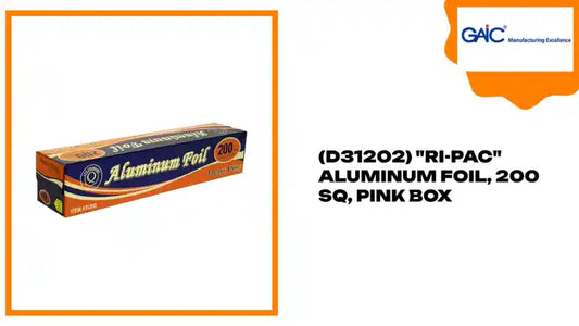 (D31202) &quot;Ri-Pac&quot; Aluminum Foil, 200 SQ, Pink Box by@Outfy