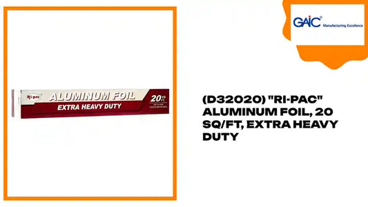 (D32020) &quot;Ri-Pac&quot; Aluminum Foil, 20 SQ/FT, Extra Heavy Duty by@Outfy