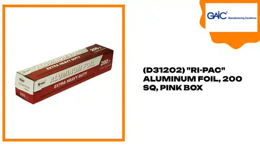 (D31202) &quot;Ri-Pac&quot; Aluminum Foil, 200 SQ, Pink Box by@Outfy